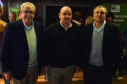 Atilio Ligrone, Javier Otegui y Carlos Faroppa