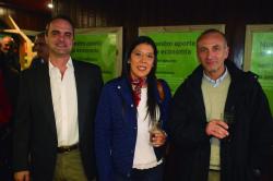 Jorge Martínez Haedo, Paola Molina y Álvaro Molinari