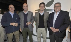 Javier Solari, Álvaro Pérez del Castillo, Sebastián Ferrés y Atilio Ligrone.