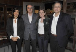 Lucía Basso, Nelson Ledesma, Pilar Perrier y Carlos Faroppa