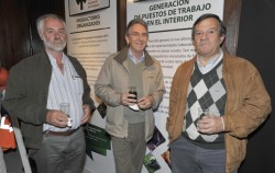 Luis de Saldamando, Gerardo Barrios y Enrique Galli.