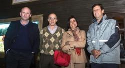 Diego Carrau, Pablo Balerio, Lucía Basso y Diego Wollheim.