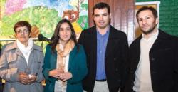 María Rielli, Analía Mozzo, Marcos Francia y Sebastián Demov.